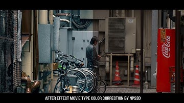 after effect movie type color correction by nps3d