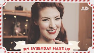 My Everyday Vintage Make-Up Routine \/\/ Ad \/\/ Vlogmas 2019 Day 6