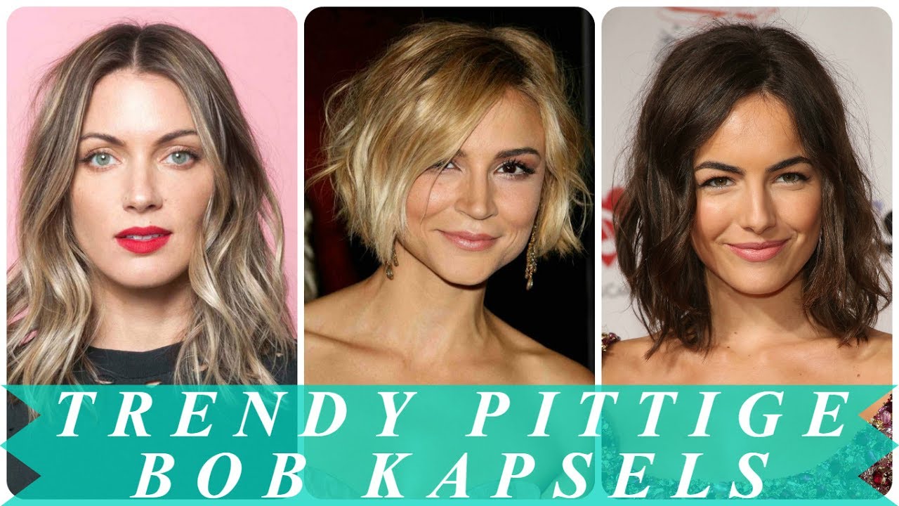 Trendy pittige bob kapsels