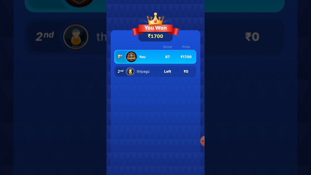 1000 Game win !! How to earn money from zupee 