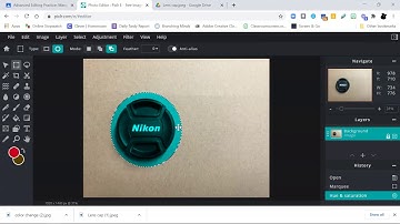 Editing with the Marquee Tool (using Pixlr E)