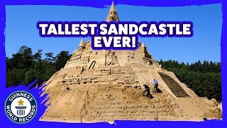 Tallest sandcastle ever! - Guinness World Records