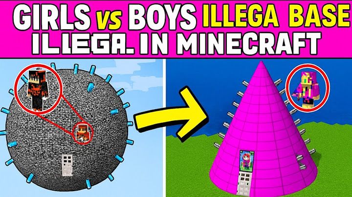 Girls👩🏻‍✈️ vs Boys🧒🏻 Illegal Base in Minecraft || #minecraft #gamechanger04 #gaming