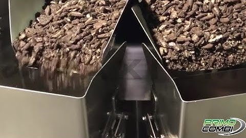 PrimoCombi® multihead weigher with case indexing system for packaging cookies