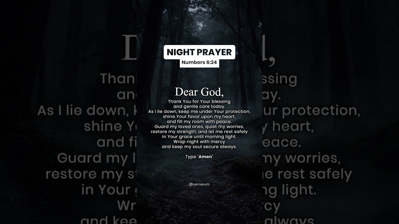 Night prayer before bed | January 3, 2026