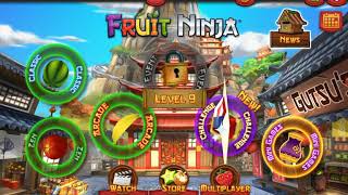FRUİT NİNJADA KENDİ REKORUMUZU GEÇEBİLECEKMİYİZ? FRUİT NİNJA 2 KİŞİLİK OYNANABİLİRMİ? Fruit Ninja #2 screenshot 1