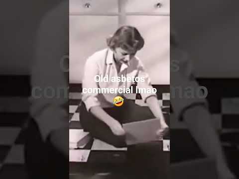 Wise Woman Puts Down Asbestos Tile Asbestos Vintagestyle Commercial Retro Oldcommercial 