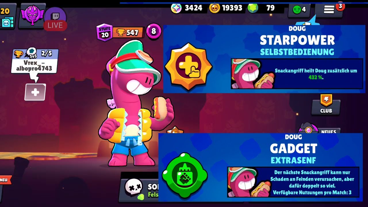 Dougs Gadget Und Starpower Testen Brawl Stars YouTube dougs-gadget-und-starpower-testen-brawl-stars-youtube