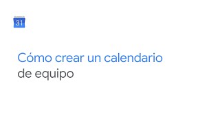 Cómo crear un calendario de equipo en Google Calendar screenshot 1
