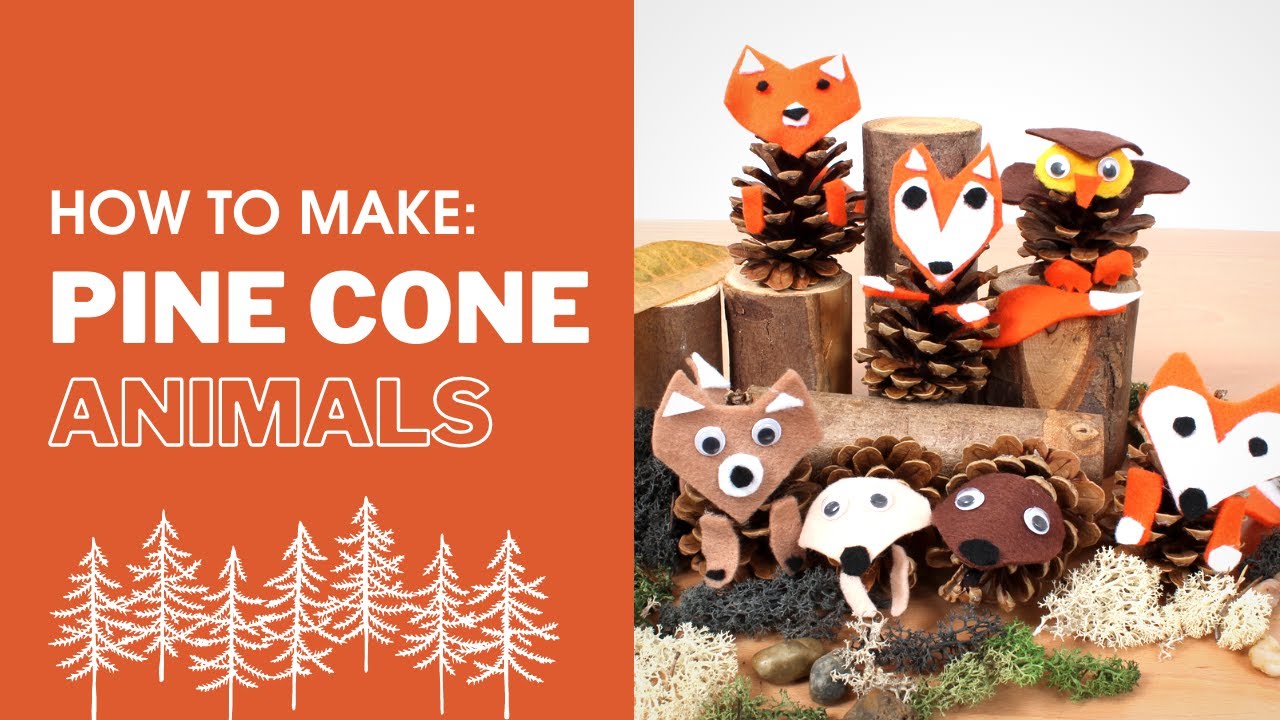 Pinecone Critters Fall Arts And Crafts For Kids