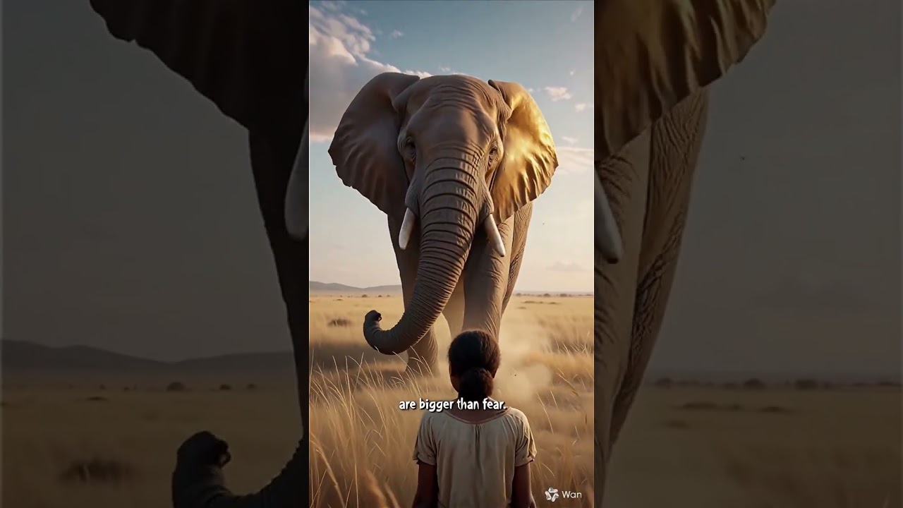 WOMAN & ELEPHANT (EMOTIONAL REUNION)