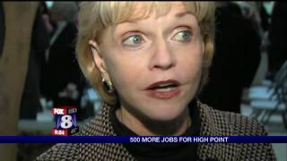 500 More Jobs for High Point