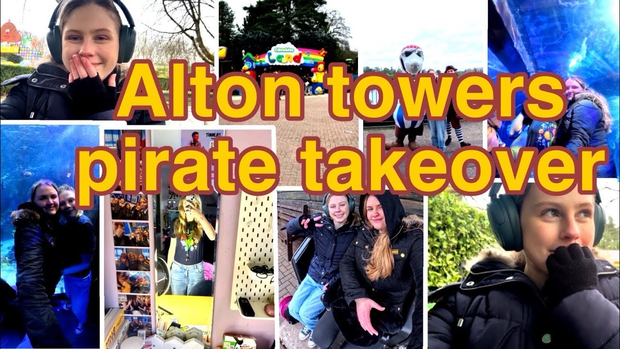 I went to Alton Towers Pirate Takeover 🏴‍☠️ with @AmeliaLovesAltonTowers 🎢