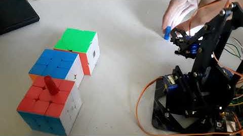 Teste - Braço Robótico com arduino e sensor de cores