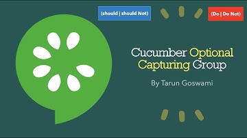 Cucumber Optional Capture Groups