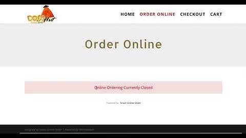 How to disable "Order in Advance" - Smart Online Order