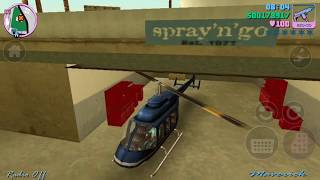 Can you re-spray a helicopter in the Pay N Spray? GTA Vice City