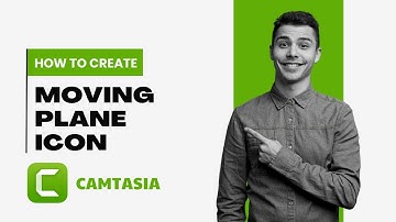 How To Create a Moving Plane Icon Across a Map in Camtasia