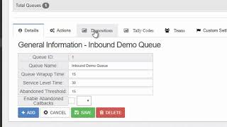 CoreNexa Contact Center Admin: Configure Queues