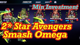 Scorpion Breaker Omega D4: 2* Star Amazing Avengers Smash! Min Investment Guide! Marvel Strike Force