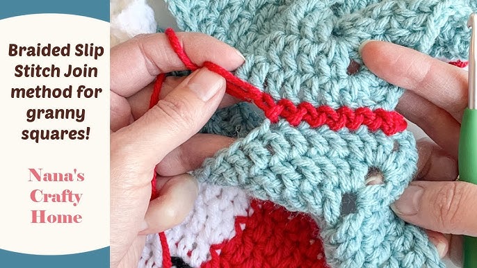 Joining granny squares — Picking Up Stitches