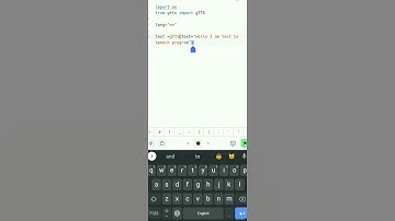 Convert text to speech using python