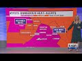 Heat index values near or above 110-degrees today | June 18 forecast
