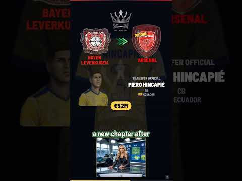 Piero Hincapié to Arsenal — Transfer Official