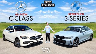 ICONIC SEDANS!  2023 BMW 3Series vs. 2023 Mercedes CClass: Comparison