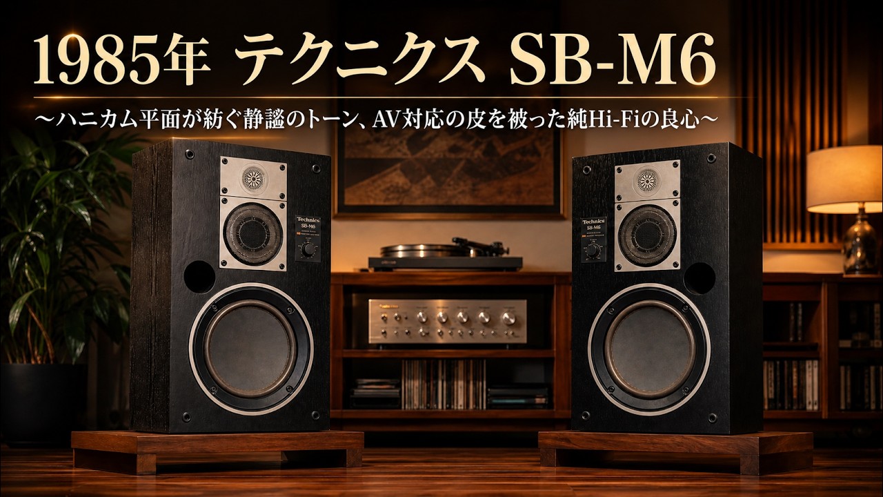 1985 Technics SB-M6 - YouTube