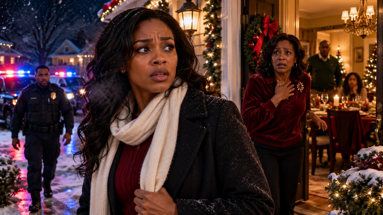 The candles were still burning on the Christmas table when my stepmother stood up and pointed at me. "You need to leave. And don't come back until you tell the truth about what you took." I hadn't...