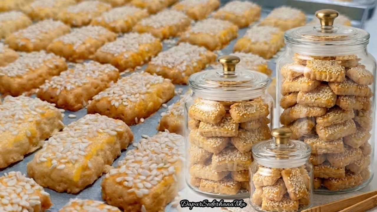 KUE KERING KELAPA WIJEN SUPER WANGI GURIH & RENYAH BANGET BIKIN GAK BERENTI NGUNYAH COBAIN DEH‼️