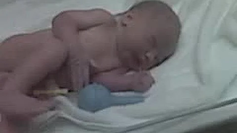 Jacob Layne Powers about 4 minutes after being born