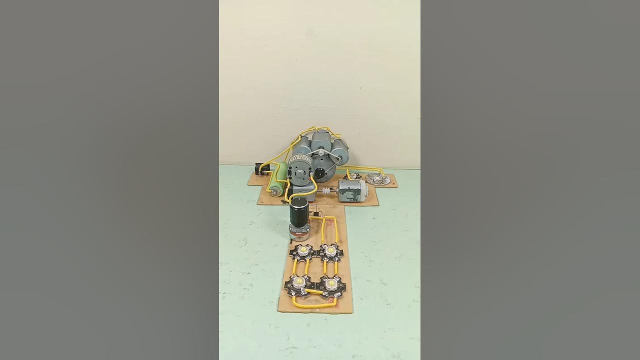 THIS CIRCUIT IS SUITABLE FOR YOUR MINI ELECTRIC GENERATOR MACHINE
