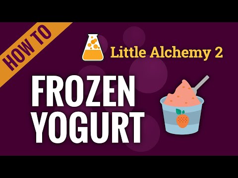 How to make FROZEN YOGURT in Little Alchemy 2