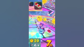 Rainbow Road is CRACKED!!! | Mario Kart World #shorts #mariokart