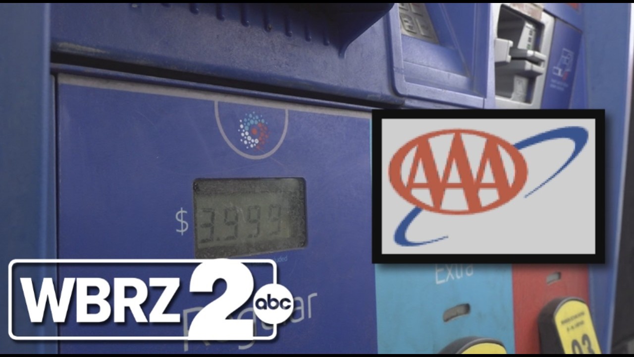 AAA says crude oil is driving Louisiana gas prices to $4 a gallon - YouTube