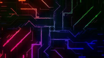 Abstract Neon Multicolored Lines Background Loop   Free 4k Background Animation