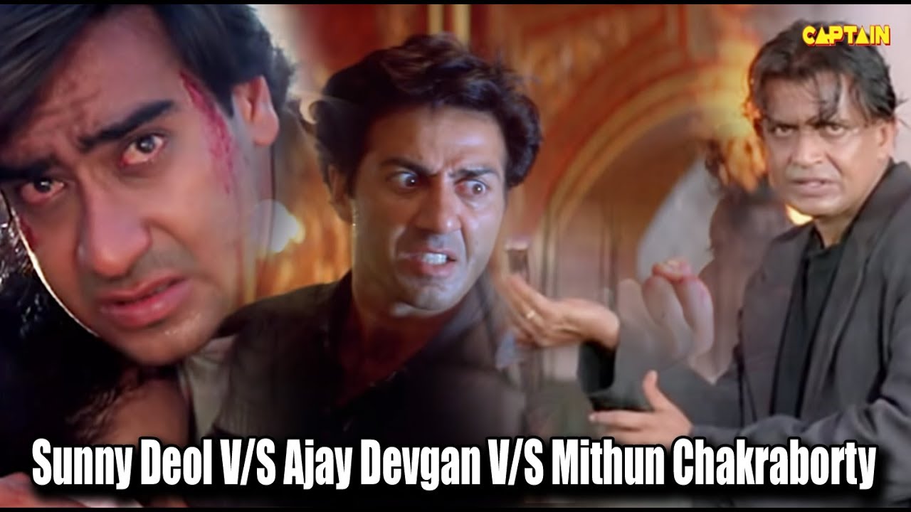 Top Action Movies Of Bollywood || Sunny Deol V/S Ajay Devgan V/S Mithun Chakraborty
