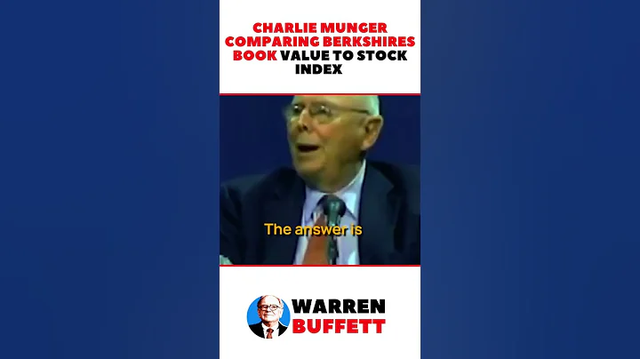 Charlie Munger Comparing Berkshires Book Value to Stock Index #shorts #warrenbuffett #stockmarket