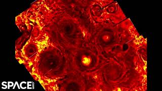 See Jupiters South Pole Cyclones In Nasa Juno Imagery From 2017 To 2020