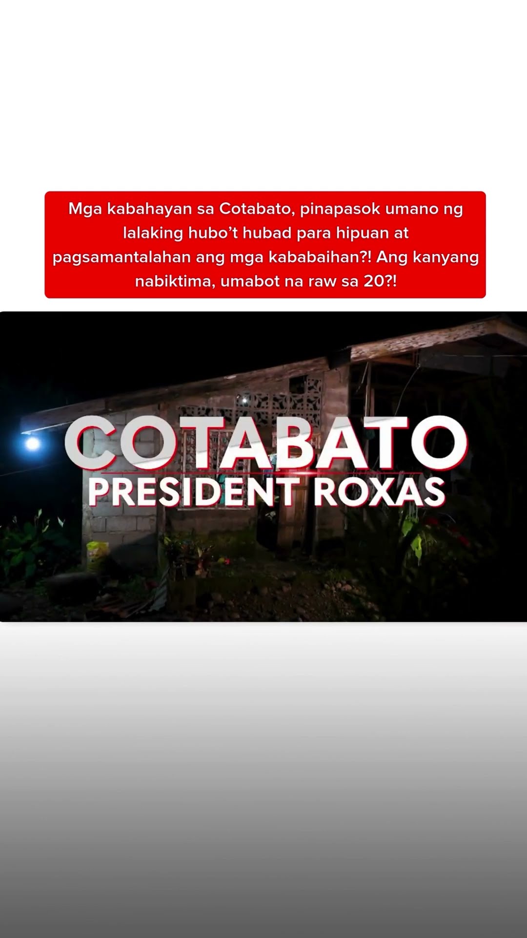 Mga kabahayan sa Cotabato, pinapasok umano ng lalaking hubo’t hubad?! | Kapuso Mo, Jessica Soho