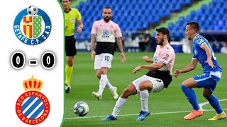 Getafe CF vs RCD Espanyol 0-0 - All Goals & Extended Highlight Resumen (17/06/2020)