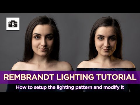 Photography Lighting Tutorial: How To Do Rembrandt Lighting