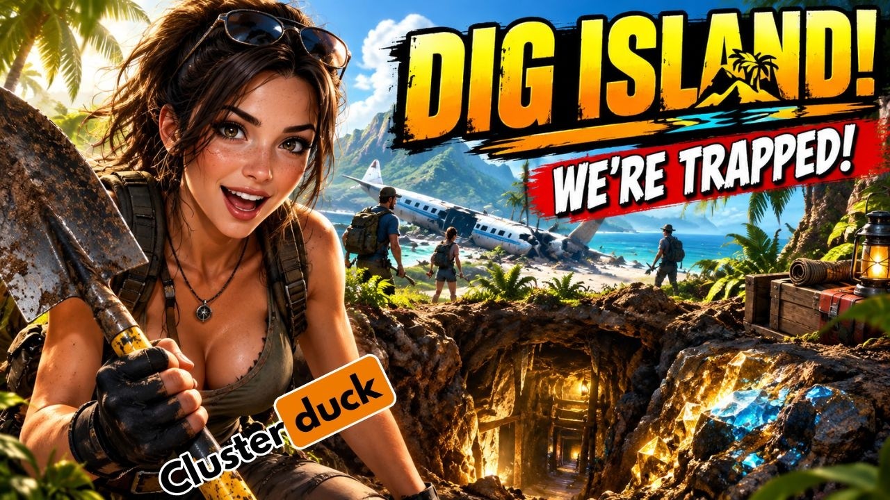 DIG ISLAND Is Already CHAOS! 🏝️⛏️ | CO-OP Survival Adventure With Friends LIVE!