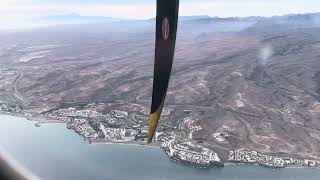 Binter landing in Gran Canaria LPA from La Gomera 9 May 2024