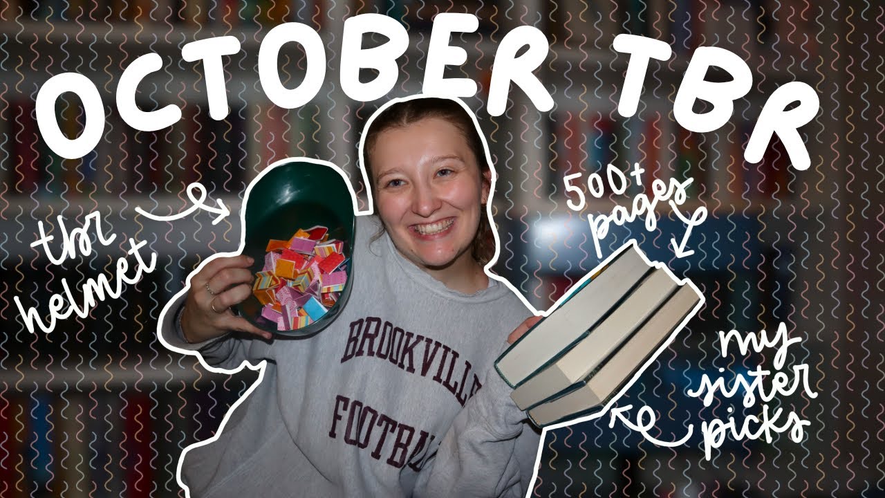 tbr helmet picks my october reads || october tbr 2025