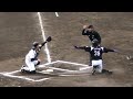 【レーザービーム】日本ハム 万波中正 自慢の肩でロッテ藤原恭大のタイムリーを阻止!! 2019/4/12 イースタンリーグ ロッテ戦