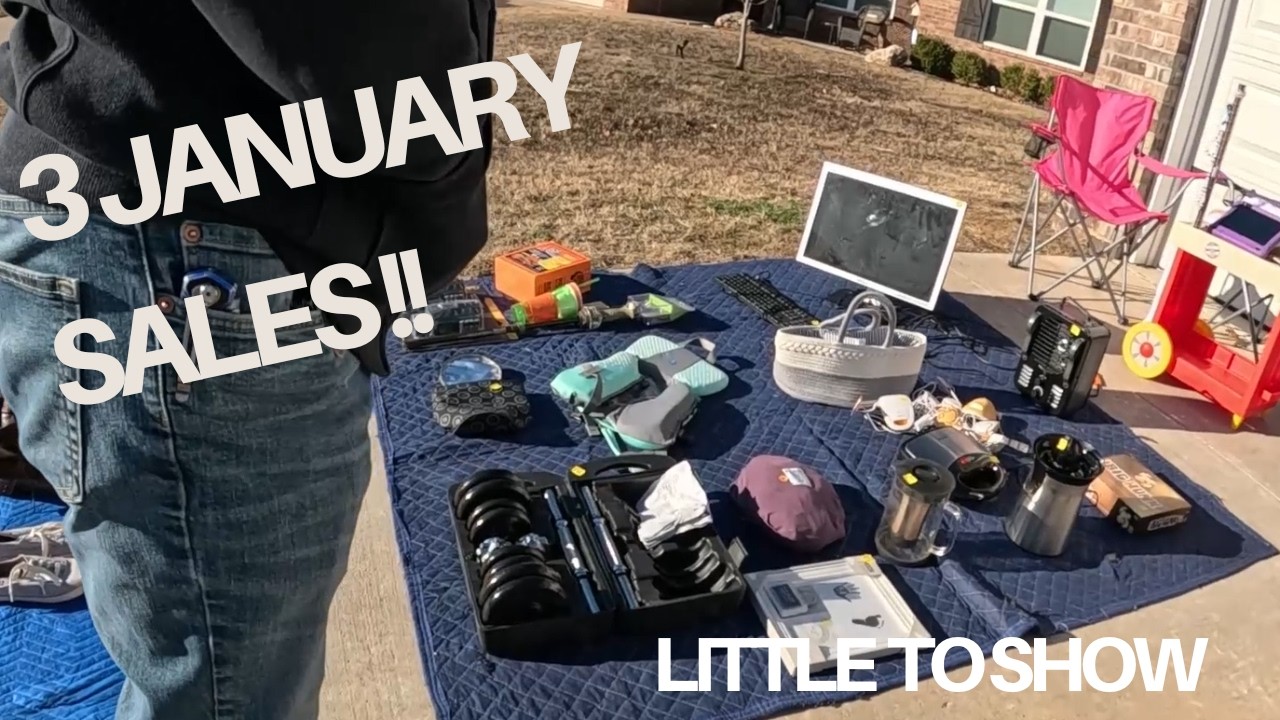 Поиск сокровищ на гаражных распродажах, когда выбор невелик.