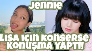 Jenni̇e, Li̇sa İçi̇n Konserde Konuşma Yapti